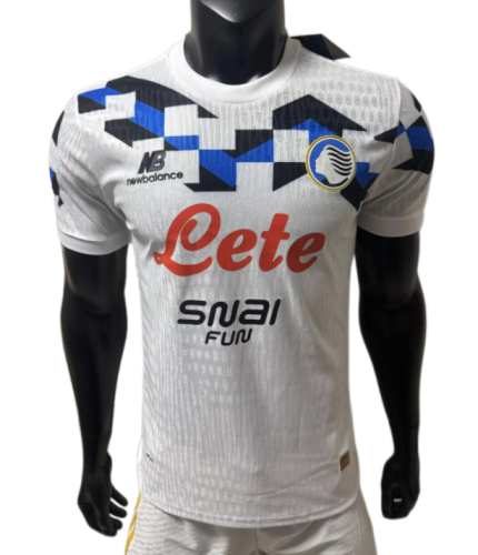2026-27 Mens Atalanta Away White Player Version Soccer Jersey