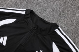 2026-27 Spain Black Half Pull Training Suit B26089# (半拉链)