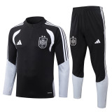 2026-27 Spain Black Half Pull Training Suit B26089# (半拉链)
