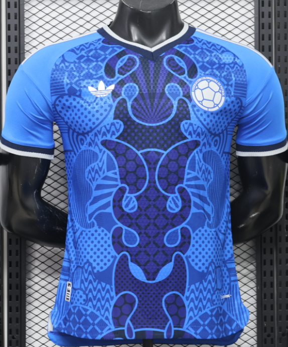 2026-27 Colombia Blue Special Edition Player Version Soccer Jersey