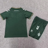 2026-27 Kids Werder Bremen  Away Green Soccer Jersey