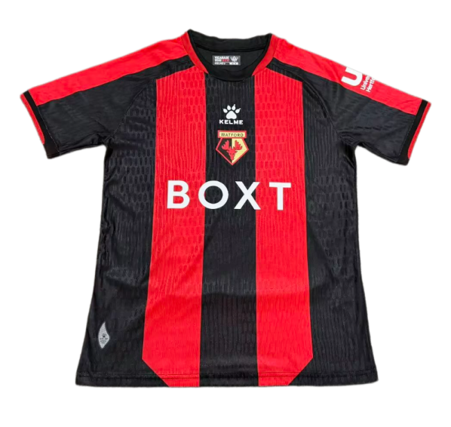 2026-27 Mens Watford Away Red Black Fans Soccer Jersey