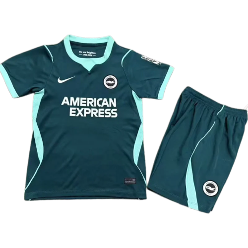 2026-27 Kids Brighton Third Away Green Soccer Jersey