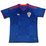 2026-27 Mens Croatia Blue Fans Soccer Jersey