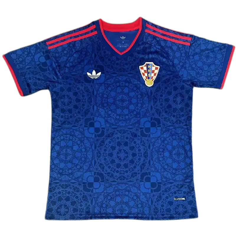 2026-27 Mens Croatia Blue Fans Soccer Jersey