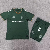 2026-27 Kids Werder Bremen  Away Green Soccer Jersey