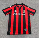 2026-27 Mens OGC Nice Home Red Black Soccer Jersey