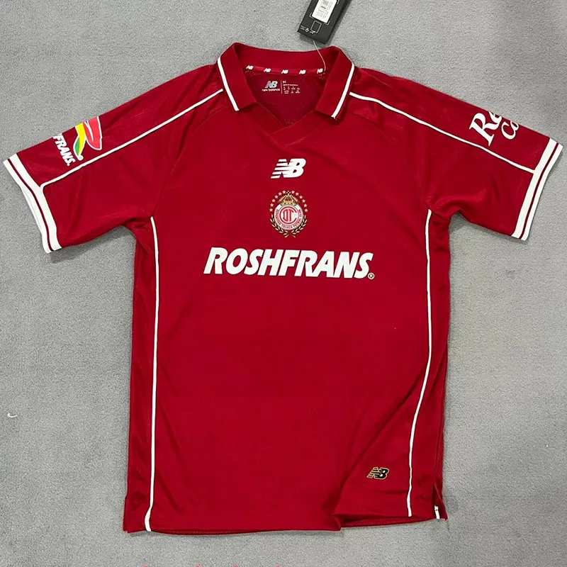 2026-27 Mens Toluca Home Red Fans Soccer Jersey