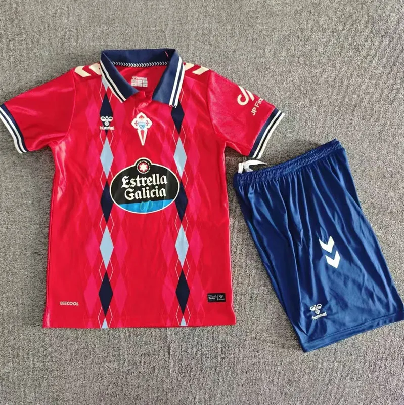 2026-27 Kids Celta Third Away Red Soccer Jersey