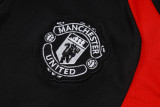 2026-27 Mens Manchester United black Half-pull Training suit (半拉链) B26088#