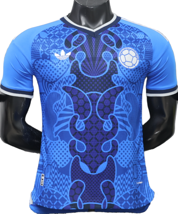 2026-27 Colombia Blue Special Edition Player Version Soccer Jersey