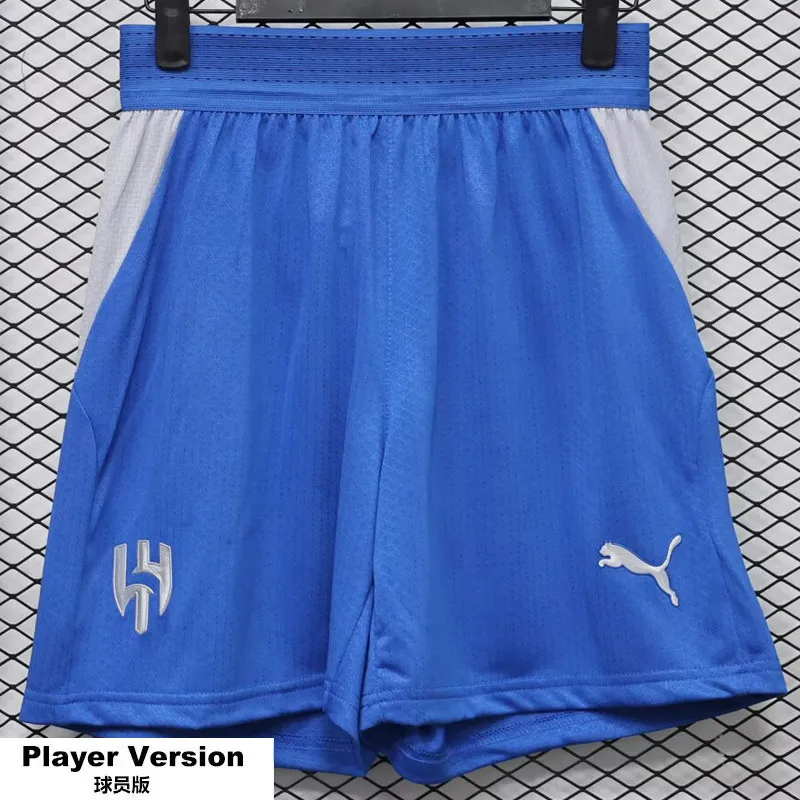 2026-27 Mens Al-Hilal Home Blue Player Shorts Pants