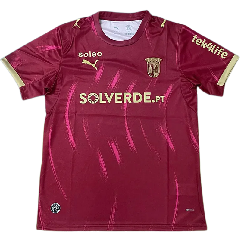 2026-27 Mens Braga Third Away Red Soccer Jersey
