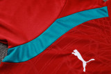 2026-27 Mens Portugal Half Pull Red Training Suit B26095#
