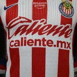 2026-27 Chivas Guadalajara Home Player Version Long Sleeve Soccer Jersey