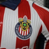 2026-27 Chivas Guadalajara Home Player Version Long Sleeve Soccer Jersey