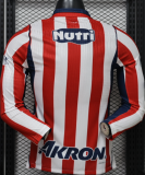 2026-27 Chivas Guadalajara Home Player Version Long Sleeve Soccer Jersey
