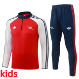 2026-27 Kids Arsenal Red Half Pull Training Suit E26093#