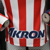 2026-27 Chivas Guadalajara Home Player Version Long Sleeve Soccer Jersey