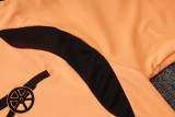 2026-27 Kids Arsenal Orange Half Pull Training Suit E26127#