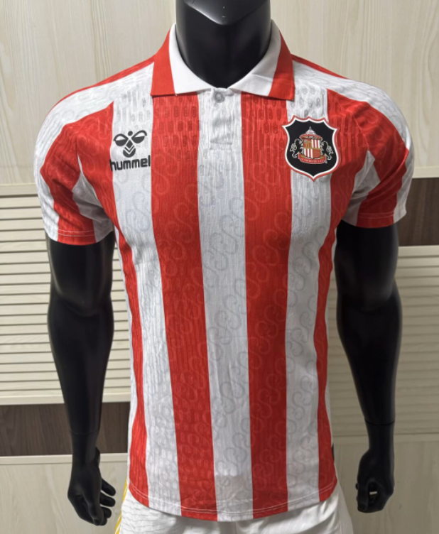 2026-27 Mens Sunderland Home Red Player Version Soccer Jersey