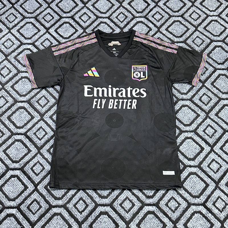2026-27 Lyon Third Away black Fans Soccer Jersey