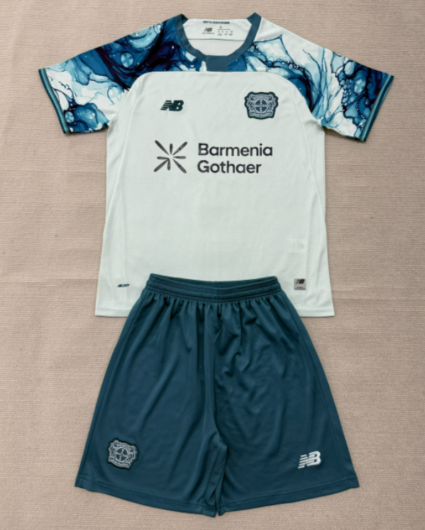 2026-27 Kids LeverKusen Away White Soccer Jersey