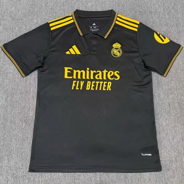 2026-27 Mens Real Madrid Special Edition Black Polo Shirt