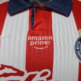 2026-27 Chivas Guadalajara Home Player Version Long Sleeve Soccer Jersey
