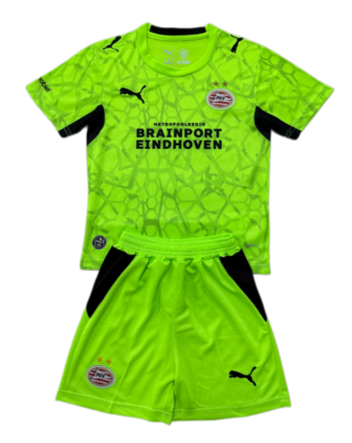 2026-27 Kids PSV Eindhoven Goalkeeper Green Soccer Jersey