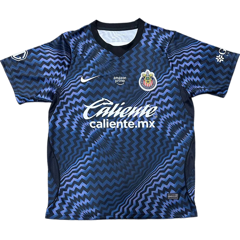 2026-27 Mens Chivas Goalkeeper Black Soccer Jersey