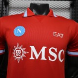 2026-27 Napoli Third Away Red Player version Soccer Jersey