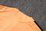 2026-27 Kids Arsenal Orange Half Pull Training Suit E26127#