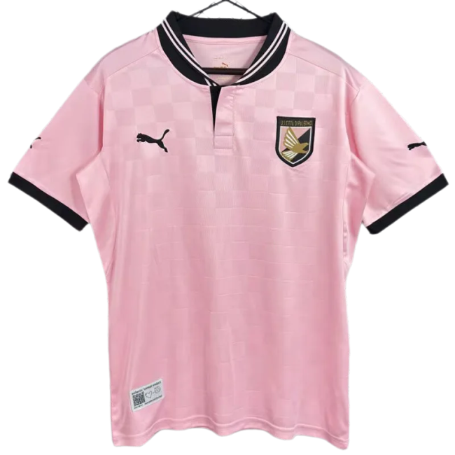2012-2013 Mens Palermo F.C. Home Pink Retro Soccer Jersey