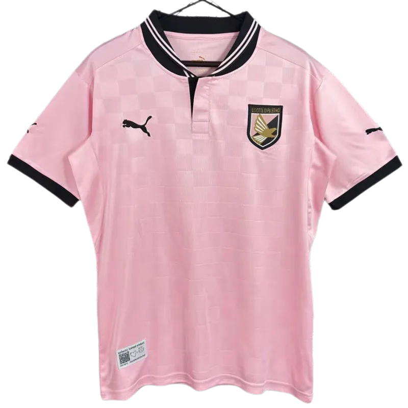 2012-2013 Mens Palermo F.C. Home Pink Retro Soccer Jersey