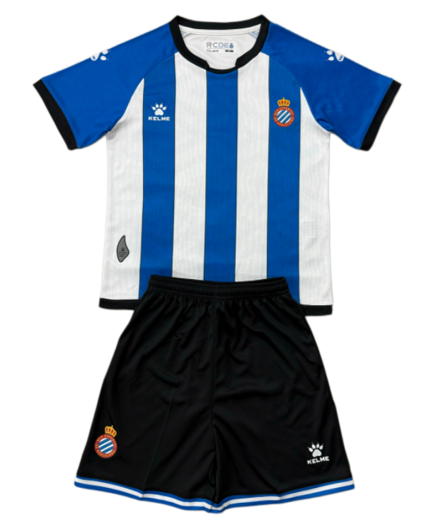2026-27 Kids RCD Espanyol Home Soccer Jersey