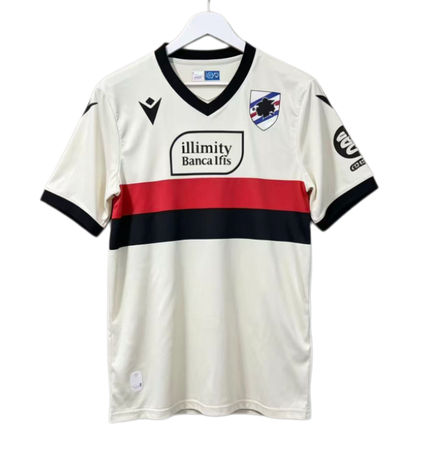 2026-27 Mens Sampdoria Away White Soccer Jersey