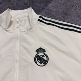 2026-27 Mens Real Madrid Beige Windbreaker