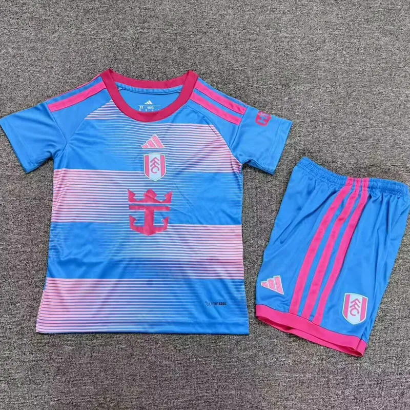2026-27 Kids Fulham Third Away Blue Soccer Jersey
