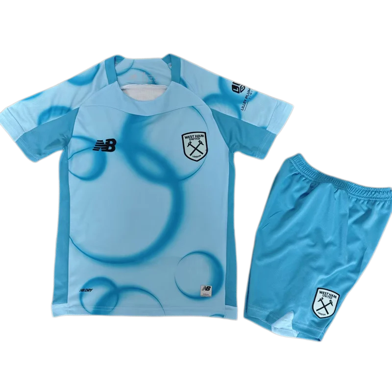 2026-27 Kids West Ham United Third Away Blue Soccer Jersey