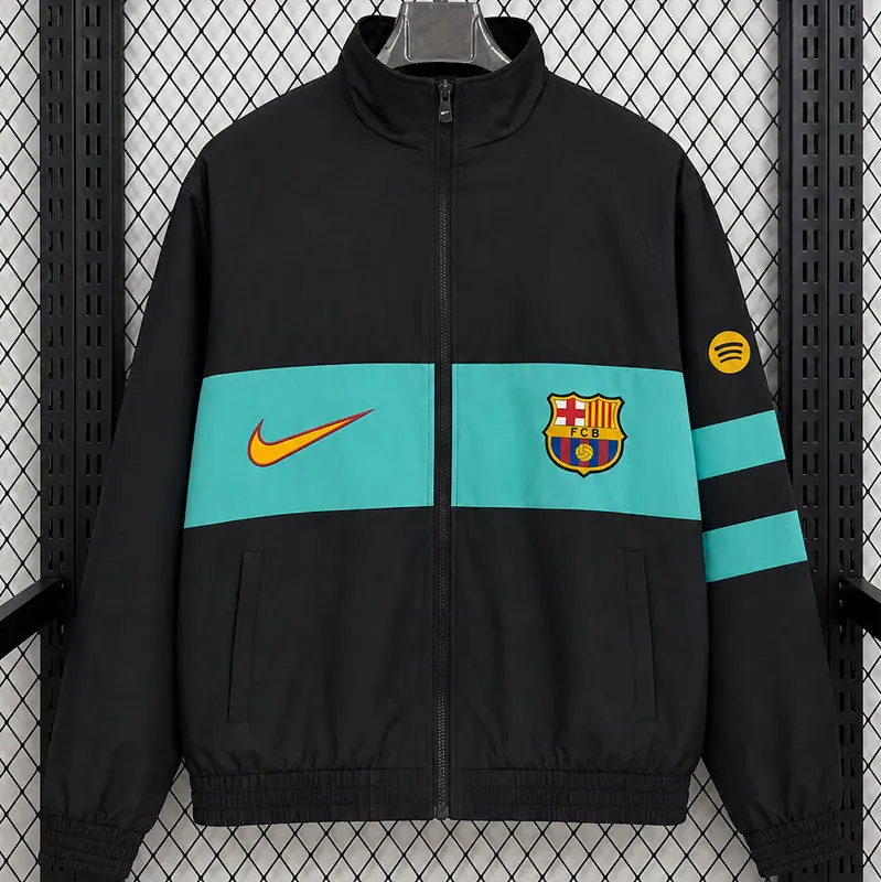 2026-27 Barcelona Black Windbreaker