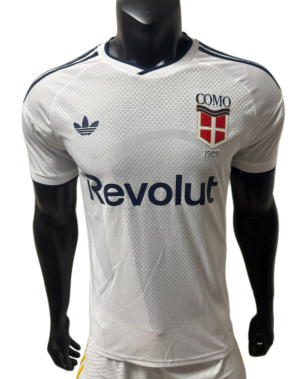 2026-27 Mens Como Away White Player Version Soccer Jersey