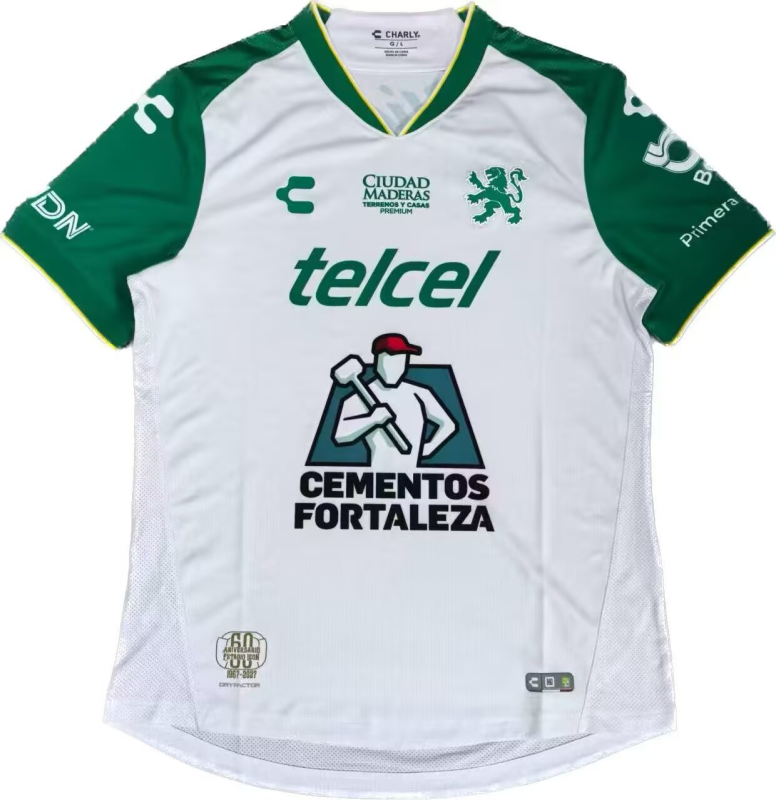 2026-27 Mens Leon Away White Soccer Jersey