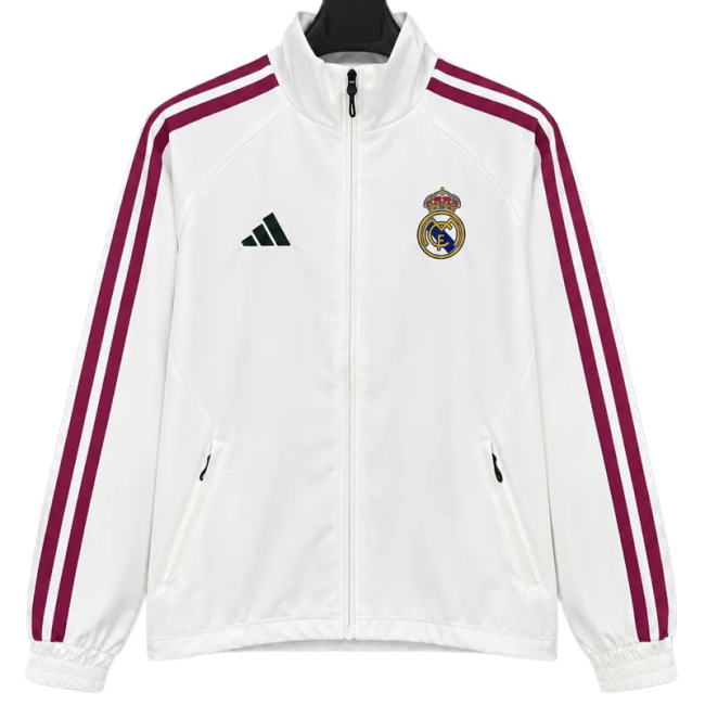 2026-27 Mens Real Madrid white Windbreaker