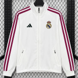 2026-27 Mens Real Madrid white Windbreaker