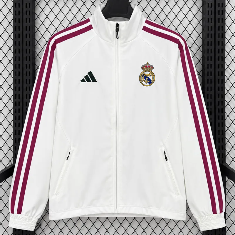 2026-27 Mens Real Madrid white Windbreaker
