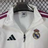 2026-27 Mens Real Madrid white Windbreaker