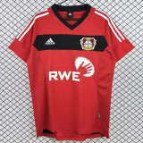 2002-2004 LeverKusen Home Red Retro Soccer Jersey