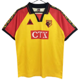 1998-1999 Watford Home Yellow Retro Soccer Jersey
