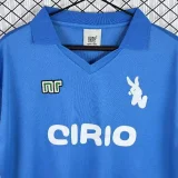 1982-1983 Napoli Home Blue Retro Soccer Jersey